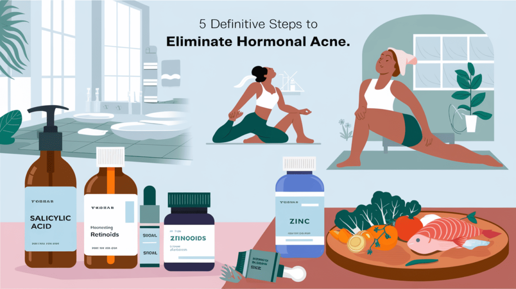 ¿Cómo eliminar por completo el acné hormonal? 5 pasos definitivos para una piel libre de impurezas